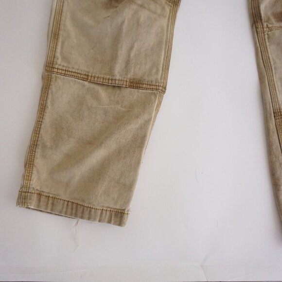 Carhartt Sandstone Tan Double Knee '19 Relaxed Fit Carpenter Painter Pants 34X34 - Picture 14 of 16